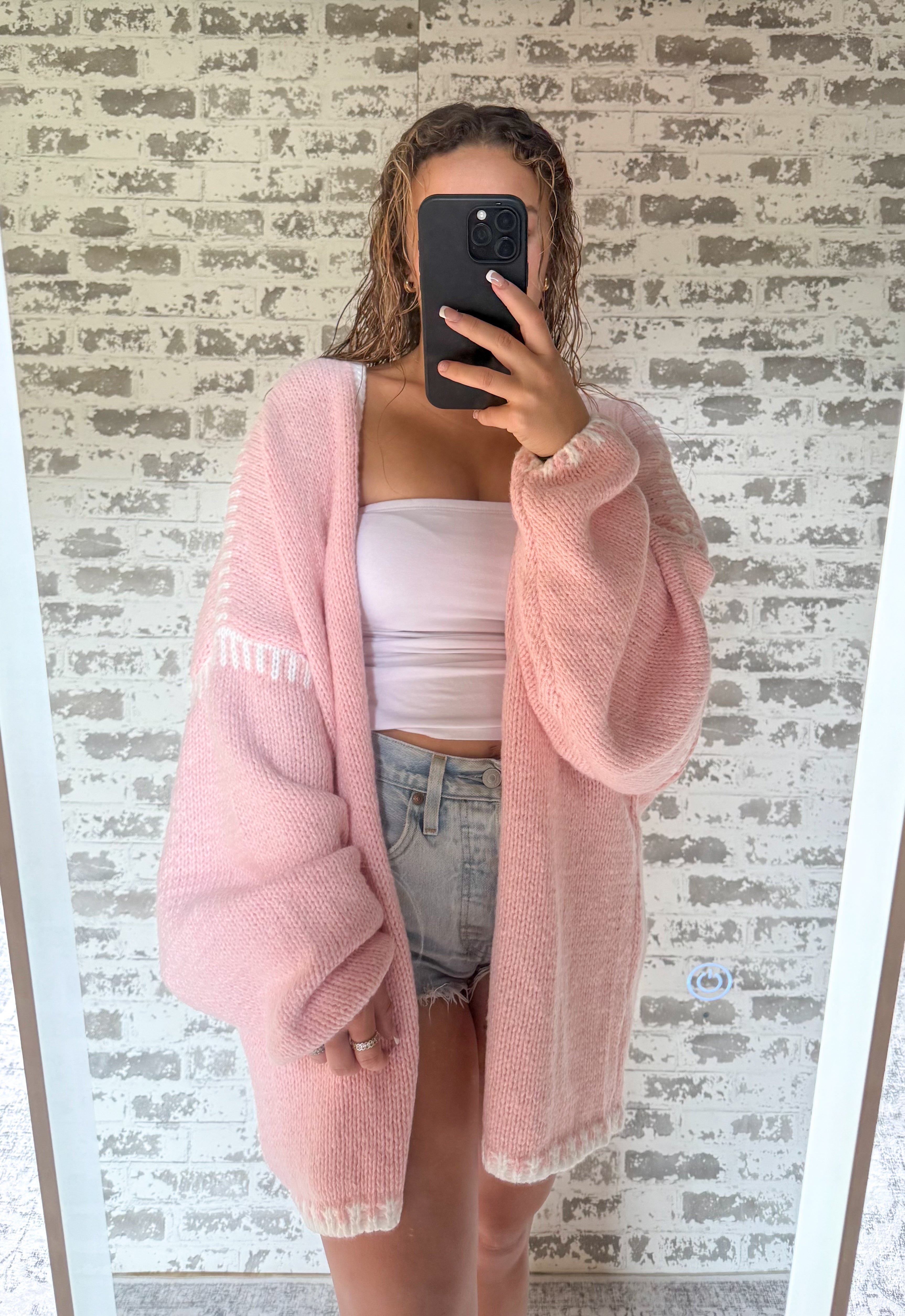 Pink Cardigan