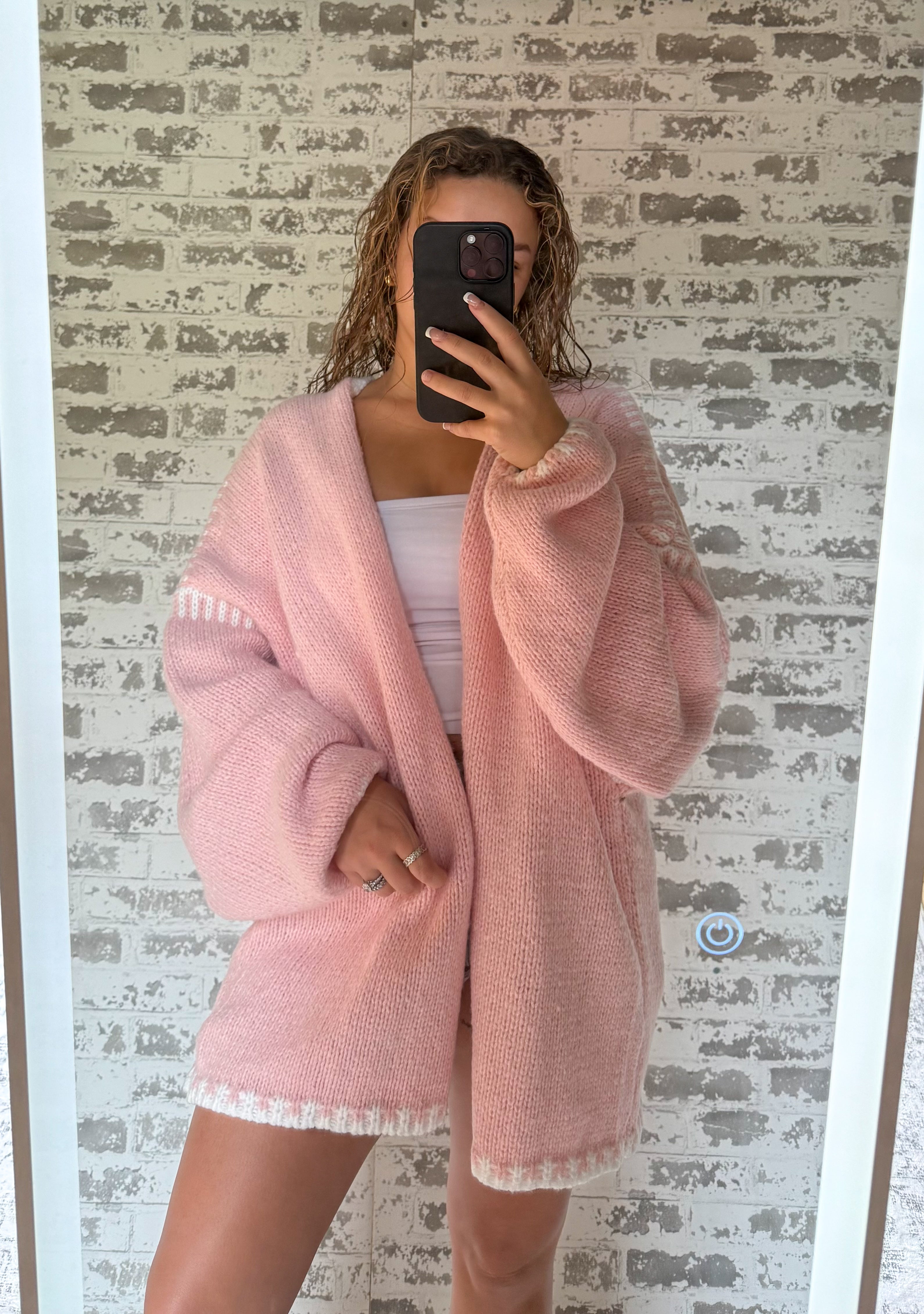 Pink Cardigan