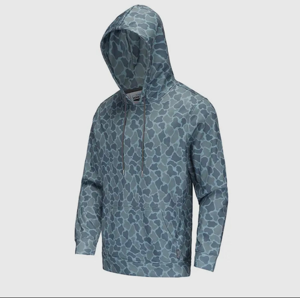 Honey Hole Fleece Frog Skin Camo Hoodie