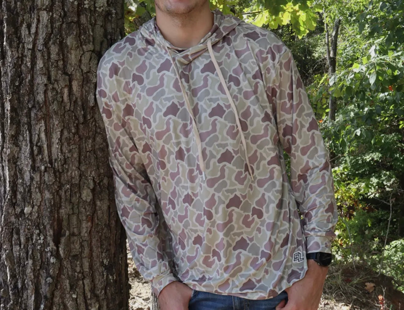 Cotton Southern Limit Light Camo Pullover